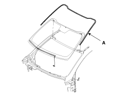 windshield repair procedures glass kia sportage