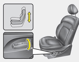 Kia Sportage Seat Height For Driver S Front Adjustment Power Seats Safety Features Of Your Vehicle Sl Owners Manual - How To Raise Height Of Car Seat